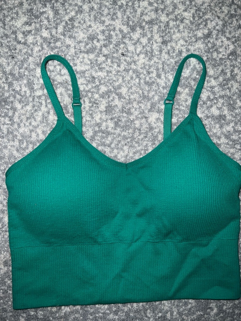 Z by Zella Ribbed Seamless Longline Bralette  Size M